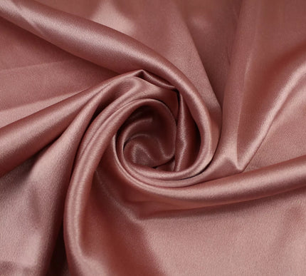 DUSTY ROSE Plain Solid Crepe Back Satin Fabric Material Dress Bridal 58" 9328