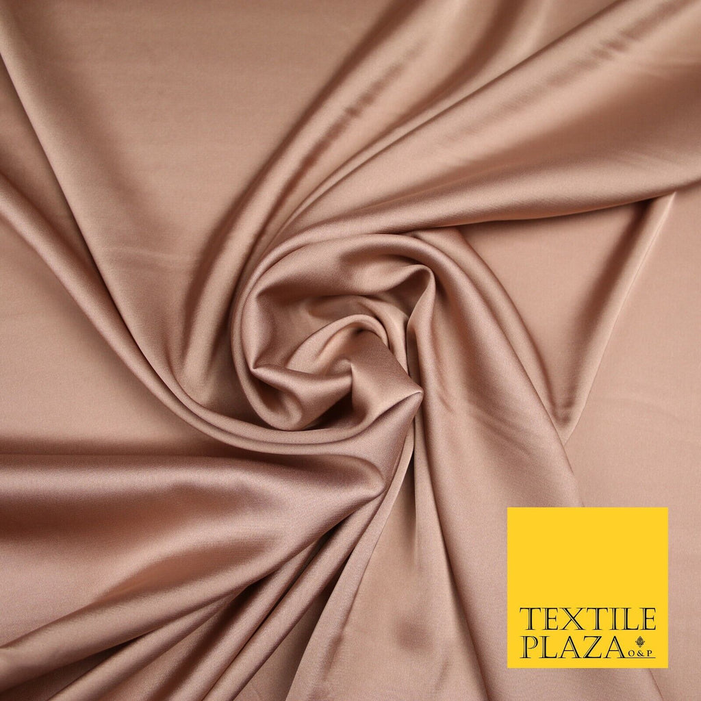 DUSTY ROSE Fine Silky Smooth Liquid Sateen Satin Dress Fabric Drape Lining Material 7007