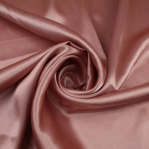 DUSTY ROSE Plain Solid Crepe Back Satin Fabric Material Dress Bridal 58" 9328