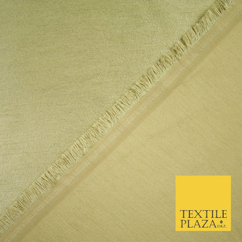 GOLD Plain Dyed Faux Dupion Raw Silk Polyester Dress Fabric Material 6201