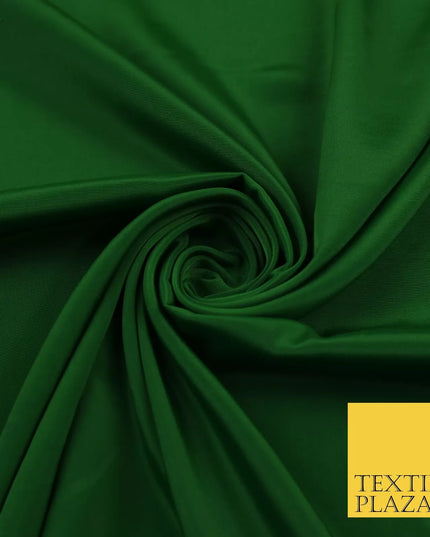 GREEN Plain Dyed Silky French Crepe de Chine Fabric Material Dress 44" 9055