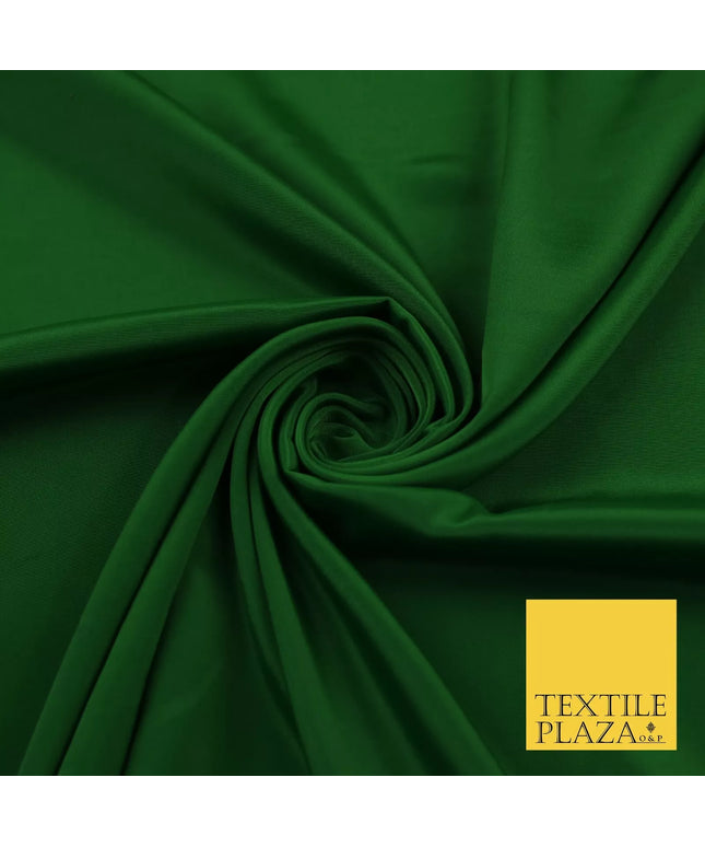 GREEN Plain Dyed Silky French Crepe de Chine Fabric Material Dress 44" 9055