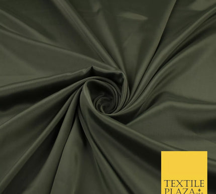 GREEN GREY Plain Dyed Silky French Crepe de Chine Fabric Material Dress 44" 9009