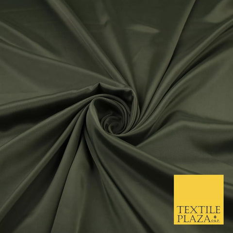 GREEN GREY Plain Dyed Silky French Crepe de Chine Fabric Material Dress 44" 9009