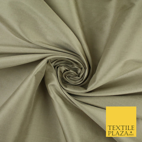 ICE GOLD Luxury 100% PURE Plain Dupion Raw Silk Handloom Dress Fabric 8448