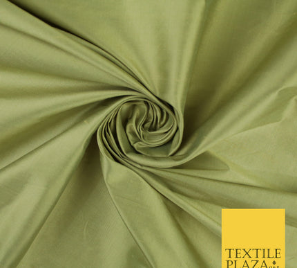 LIME GREEN Luxury 100% PURE Plain Dupion Raw Silk Handloom Dress Fabric 8462
