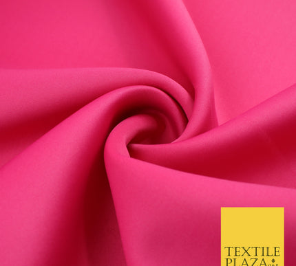 FLO NEON PINK Premium Plain 2mm Neoprene Fabric - Scuba Foam Material 150cm - 8657