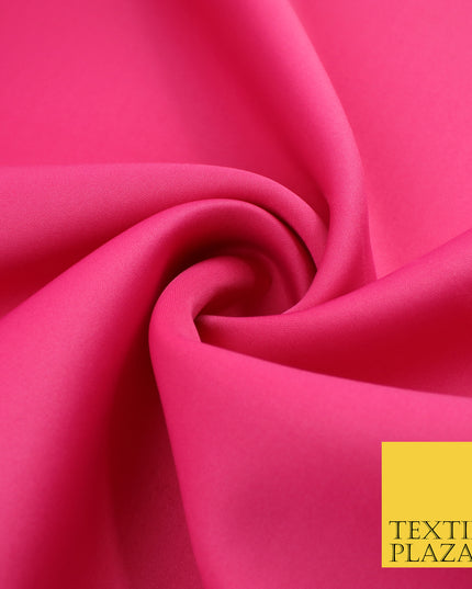 FLO NEON PINK Premium Plain 2mm Neoprene Fabric - Scuba Foam Material 150cm - 8657
