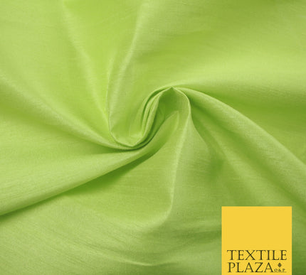 PALE GREEN Plain Dyed Faux Dupion Raw Silk Polyester Dress Fabric Material 7940