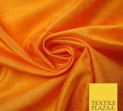 MANGO Plain Dyed Faux Dupion Raw Silk Polyester Dress Fabric Material 7961