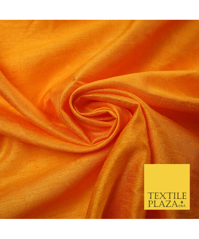 MANGO Plain Dyed Faux Dupion Raw Silk Polyester Dress Fabric Material 7961