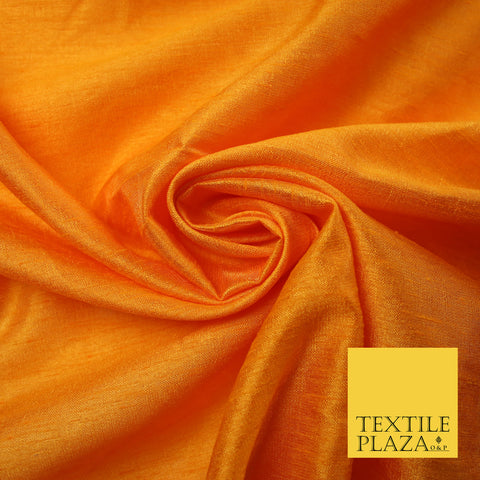 MANGO Plain Dyed Faux Dupion Raw Silk Polyester Dress Fabric Material 7961