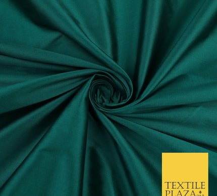 JADE SHOT BLACK Premium Plain Dyed Faux Matte Silk TAFFETA Dress Fabric Material 8743