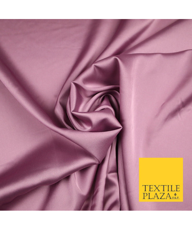 LIGHT LAVENDER  Fine Silky Smooth Liquid Sateen Satin Dress Fabric Drape Lining Material 7017