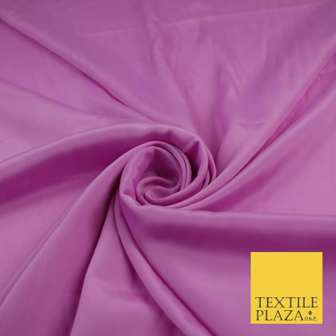 LAVENDER PINK Plain Dyed Silky French Crepe de Chine Fabric Material Dress 44" 9014