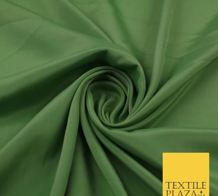 LIGHT GREEN Plain Dyed Silky French Crepe de Chine Fabric Material Dress 44" 9053