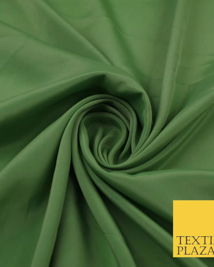 LIGHT GREEN Plain Dyed Silky French Crepe de Chine Fabric Material Dress 44" 9053