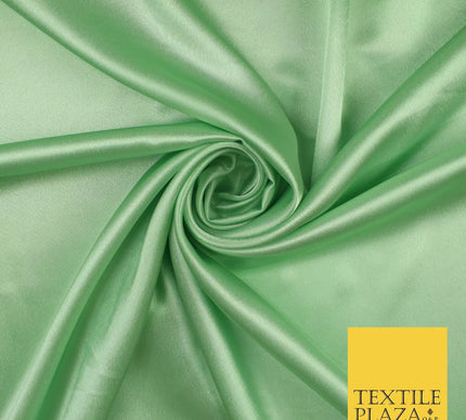 SEAFOAM GREEN  Plain Solid Crepe Back Satin Fabric Material Dress Bridal 58" 9907