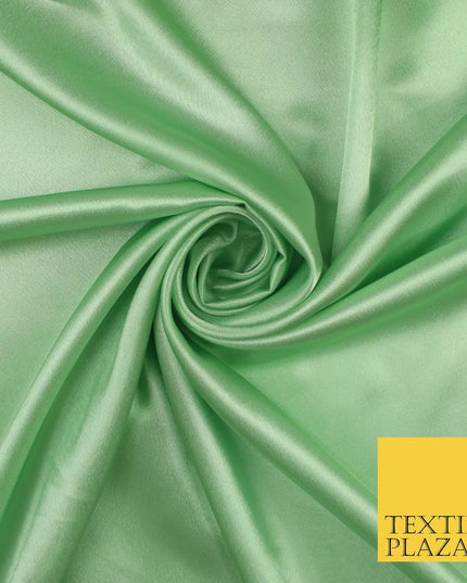 SEAFOAM GREEN  Plain Solid Crepe Back Satin Fabric Material Dress Bridal 58" 9907