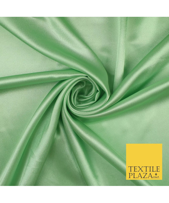 SEAFOAM GREEN  Plain Solid Crepe Back Satin Fabric Material Dress Bridal 58" 9907