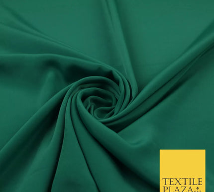 SEA GREEN Plain Dyed Silky French Crepe de Chine Fabric Material Dress 44" 9058