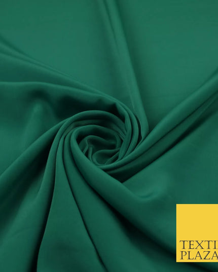 SEA GREEN Plain Dyed Silky French Crepe de Chine Fabric Material Dress 44" 9058