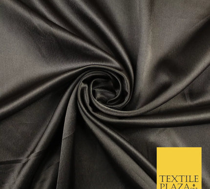 SLATE GREY Plain Solid Crepe Back Satin Fabric Material Dress Bridal 58" 10027