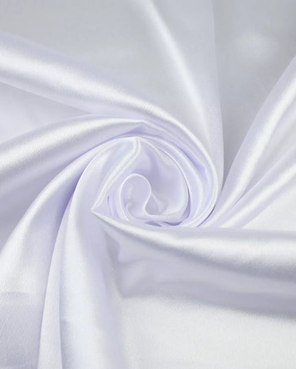 WHITE Plain Solid Crepe Back Satin Fabric Material Dress Bridal 58" 9327