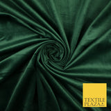 17 COLOURS - LUXURY Plush Plain Stretch Velvet Velour Fabric Material Craft 59"