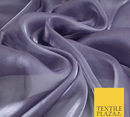 22 COLOURS - Soft Crystal Organza Shimmer Sheer Voile Draping Veil Dress Fabric