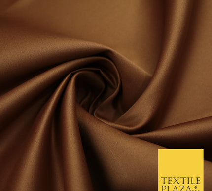 46 COLOURS Premium Plain Smooth Heavy Matt Duchess Bridal Satin Fabric Dress 60"
