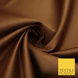 46 COLOURS Premium Plain Smooth Heavy Matt Duchess Bridal Satin Fabric Dress 60"