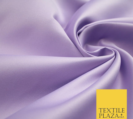 46 COLOURS Premium Plain Smooth Heavy Matt Duchess Bridal Satin Fabric Dress 60"