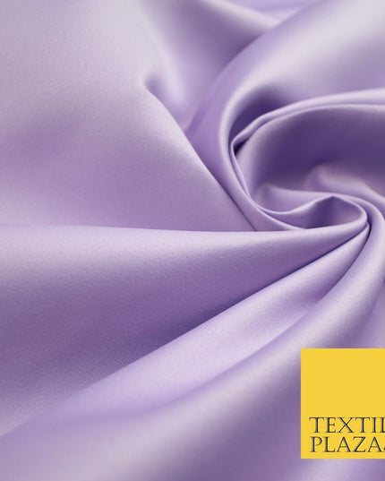 46 COLOURS Premium Plain Smooth Heavy Matt Duchess Bridal Satin Fabric Dress 60"