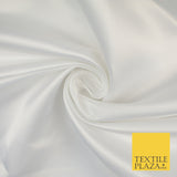 Plain Smooth Matt Duchess Satin Fabric Material Bridal Wedding Dress 58"