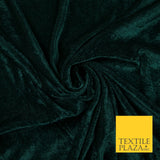 OVER 25 COLOURS Soft Plain Stretch Velvet Velour Fabric Material Dress Craft 58"