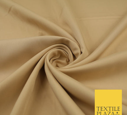 16 COLOURS - Plain Soft Smooth Crisp 100% Polyester Dress Fabric Suiting Craft