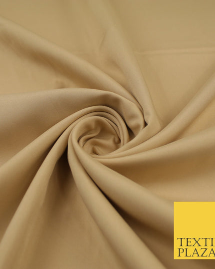 16 COLOURS - Plain Soft Smooth Crisp 100% Polyester Dress Fabric Suiting Craft