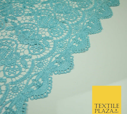 Premium Guipure Intricate Webbed Cluster Lace Dress Fabric Wedding Bridal 6 Cols