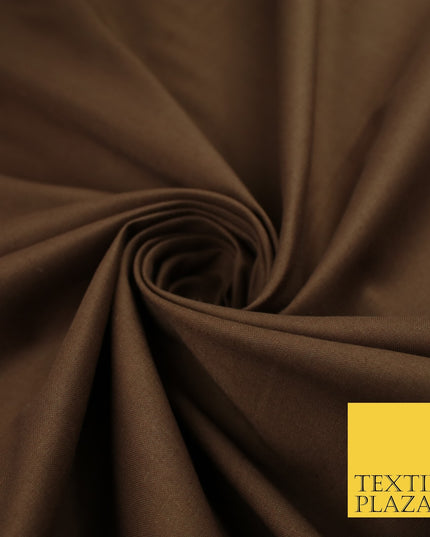 30 COLOURS - Plain Smooth Cotton Square Soft Fabric Dress Material Decor 56"