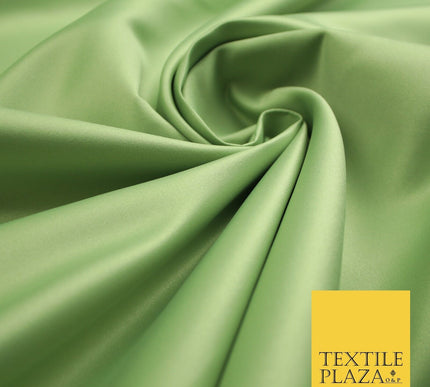 46 COLOURS Premium Plain Smooth Heavy Matt Duchess Bridal Satin Fabric Dress 60"