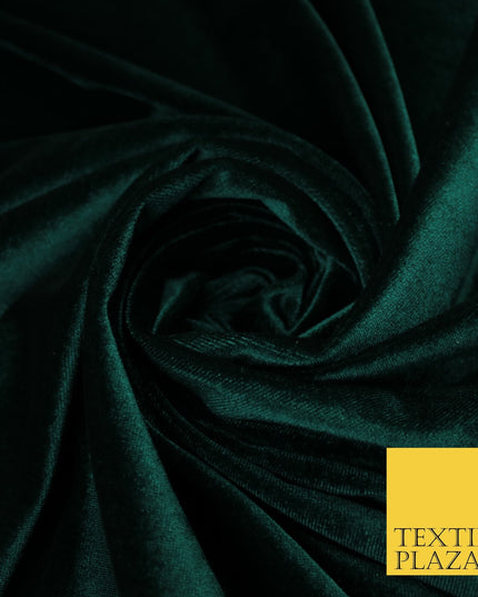 17 COLOURS LUXURY Plush Plain Stretch Velvet Velour Fabric Material Craft 58" D