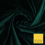 17 COLOURS LUXURY Plush Plain Stretch Velvet Velour Fabric Material Craft 58" D