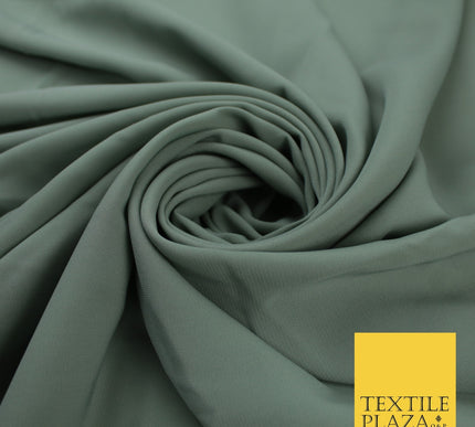 3 COLOURS Plain Soft Smooth Heavy Georgette Chiffon Sheer Dress Fabric 48" Wide