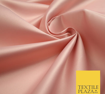 46 COLOURS Premium Plain Smooth Heavy Matt Duchess Bridal Satin Fabric Dress 60"