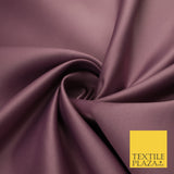 46 COLOURS Premium Plain Smooth Heavy Matt Duchess Bridal Satin Fabric Dress 60"
