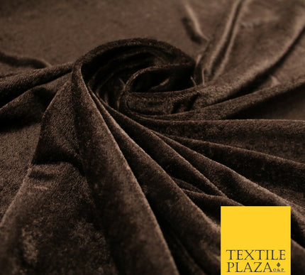 OVER 25 COLOURS Soft Plain Stretch Velvet Velour Fabric Material Dress Craft 58"