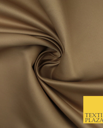 46 COLOURS Premium Plain Smooth Heavy Matt Duchess Bridal Satin Fabric Dress 60"
