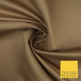 46 COLOURS Premium Plain Smooth Heavy Matt Duchess Bridal Satin Fabric Dress 60"