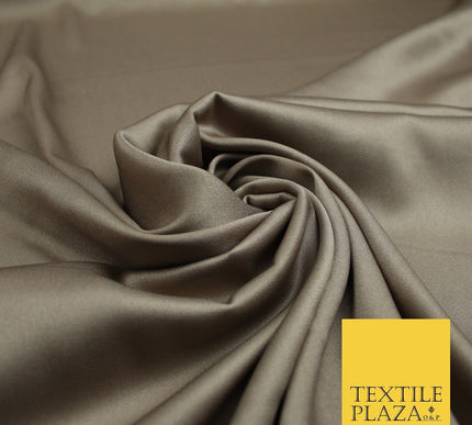 30 COLOURS- Silky Smooth Stretch Twinkle Sparkle Satin Dress Fabric Drape Lining